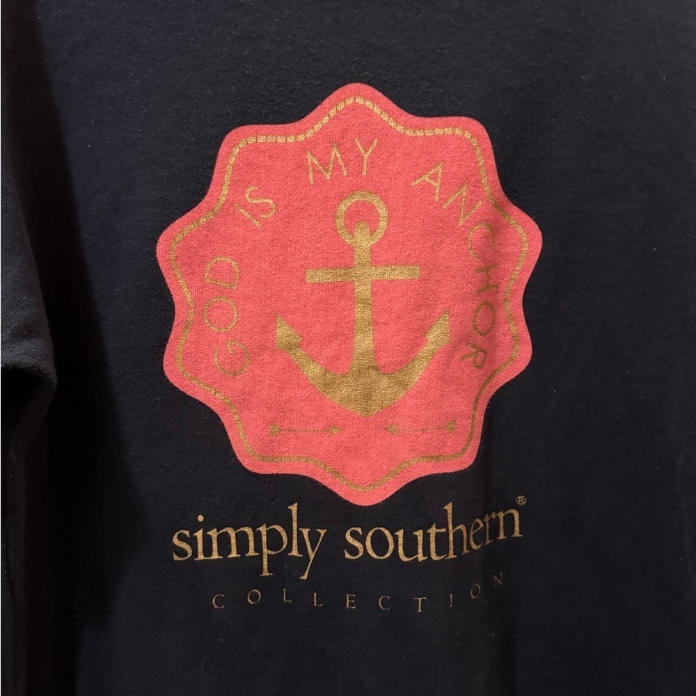Simply Southern "God Is My Anchor" Sweatshirt - Picture 5 of 9